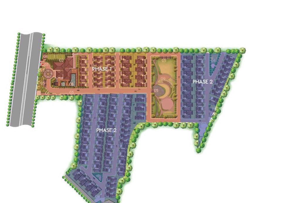 PRESTIGE PLAM RESIDENCES        MASTER PLAN